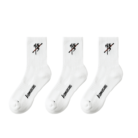 Socks Kawasaki K1F00-C6381 white