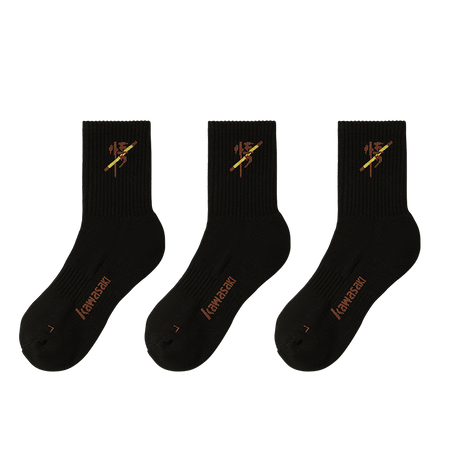 Socks Kawasaki K1F00-C6381 black